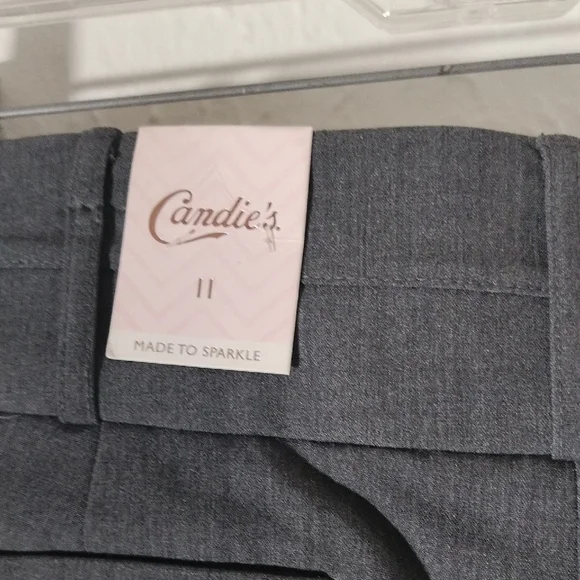 Candie's Gray Dress Pants Size 11 BRAND NEW With Tags - Picture 9 of 16